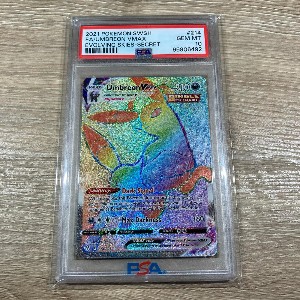 Umbreon VMAX - 214/203 - Hyper Rare PSA 10 (95906492) Graded Card