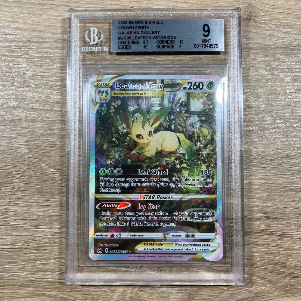 Leafeon VSTAR (GG35/GG70) [Sword & Shield: Crown Zenith] BGS 9 (0017948579) Graded Card