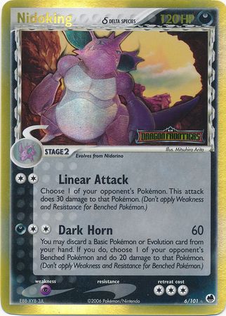 Nidoking (6/101) (Delta Species) (Stamped) [EX: Dragon Frontiers]