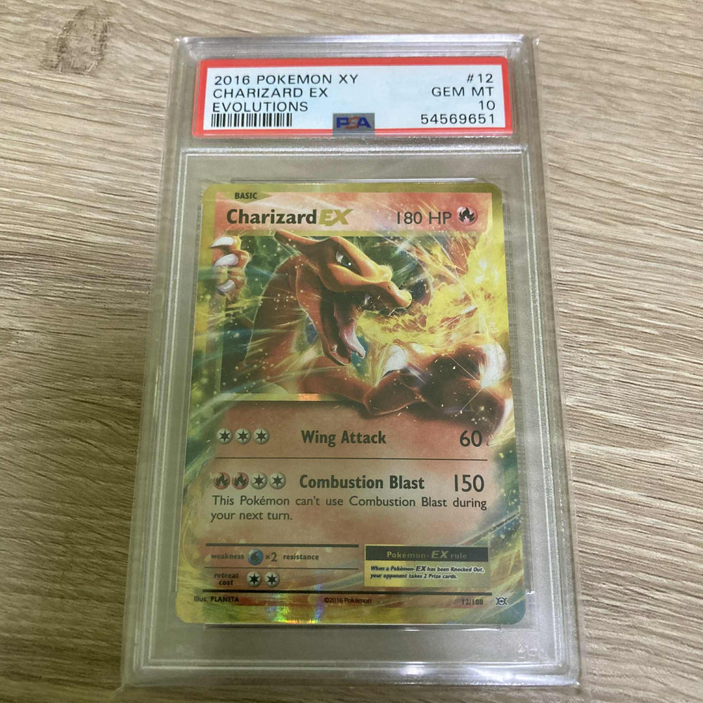 Charizard EX (12/108) [XY: Evolutions] PSA 10 (54569651) Graded Card