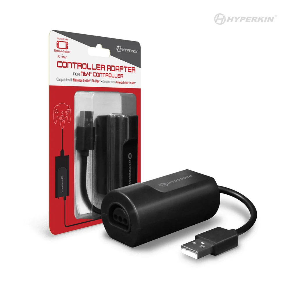 Hyperkin ControllerAdapter forN64 ControllerCompatible withNintendo Switch/PC -M07412