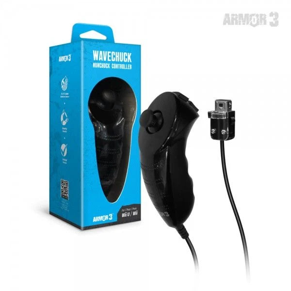 "WaveChuck" Nunchuck Controller ForWii U®/ Wii® (Black) - WII
