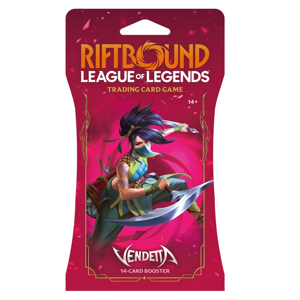 RIFTBOUND LEAGUE OF LEGENDS TCG VENDETTA BOOSTER PACK