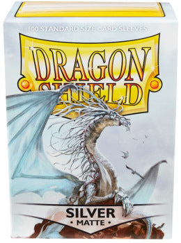 DRAGON SHIELD SLEEVES MATTE SILVER 100CT