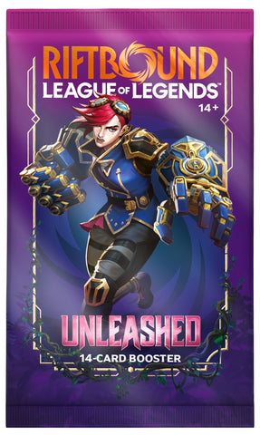 RIFTBOUND LEAGUE OF LEGENDS TCG UNLEASHED BOOSTER PACK