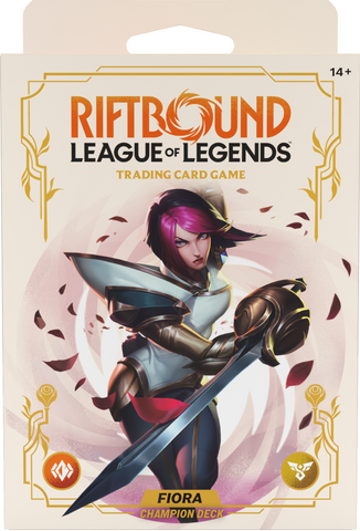 RIFTBOUND LEAGUE OF LEGENDS TCG SPIRITFORGED CHAMPION DECK FIORA
