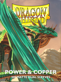 DRAGON SHIELD SLEEVES DUAL MATTE POWER AND COPPER 100CT