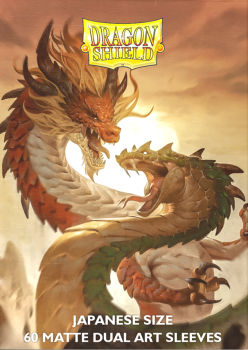 DRAGON SHIELD SLEEVES DUAL JAPANESE MATTE WOOD SNAKE 2025 60CT
