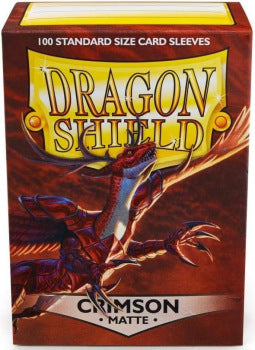 DRAGON SHIELD SLEEVES MATTE CRIMSON 100CT