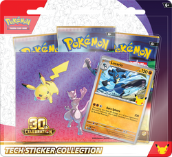 POKEMON 30TH CELEBRATION TECH STICKER COLLECTION