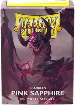 DRAGON SHIELD SLEEVES MATTE PINK SAPPHIRE 100CT