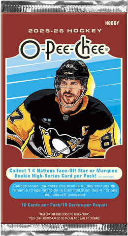 UD O-PEE-CHEE HOCKEY 25/26 PACK