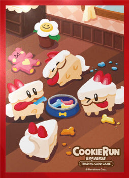 COOKIERUN TCG BRAVERSE SLEEVES JELLY DOVEY CAKE HOUNDS 65CT
