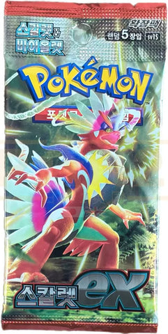 Pokemon Scarlet ex Korean Booster Pack sv1S