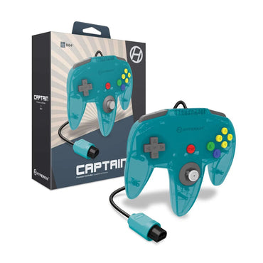 N64 - HYPERKIN CAPTAIN PREMIUM CONTROLLER FOR  N64 TUR UOISE M07260-TQ
