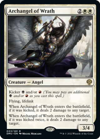 Archangel of Wrath Dominaria United Magic Card