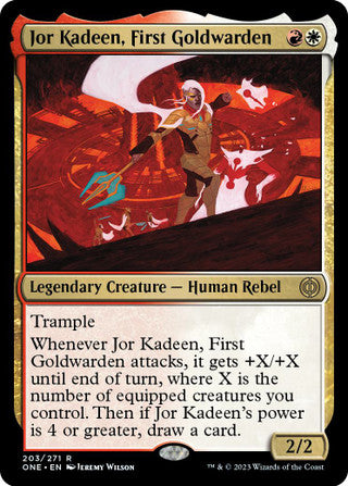 Jor Kadeen, First Goldwarden Phyrexia: All Will Be One Magic Card