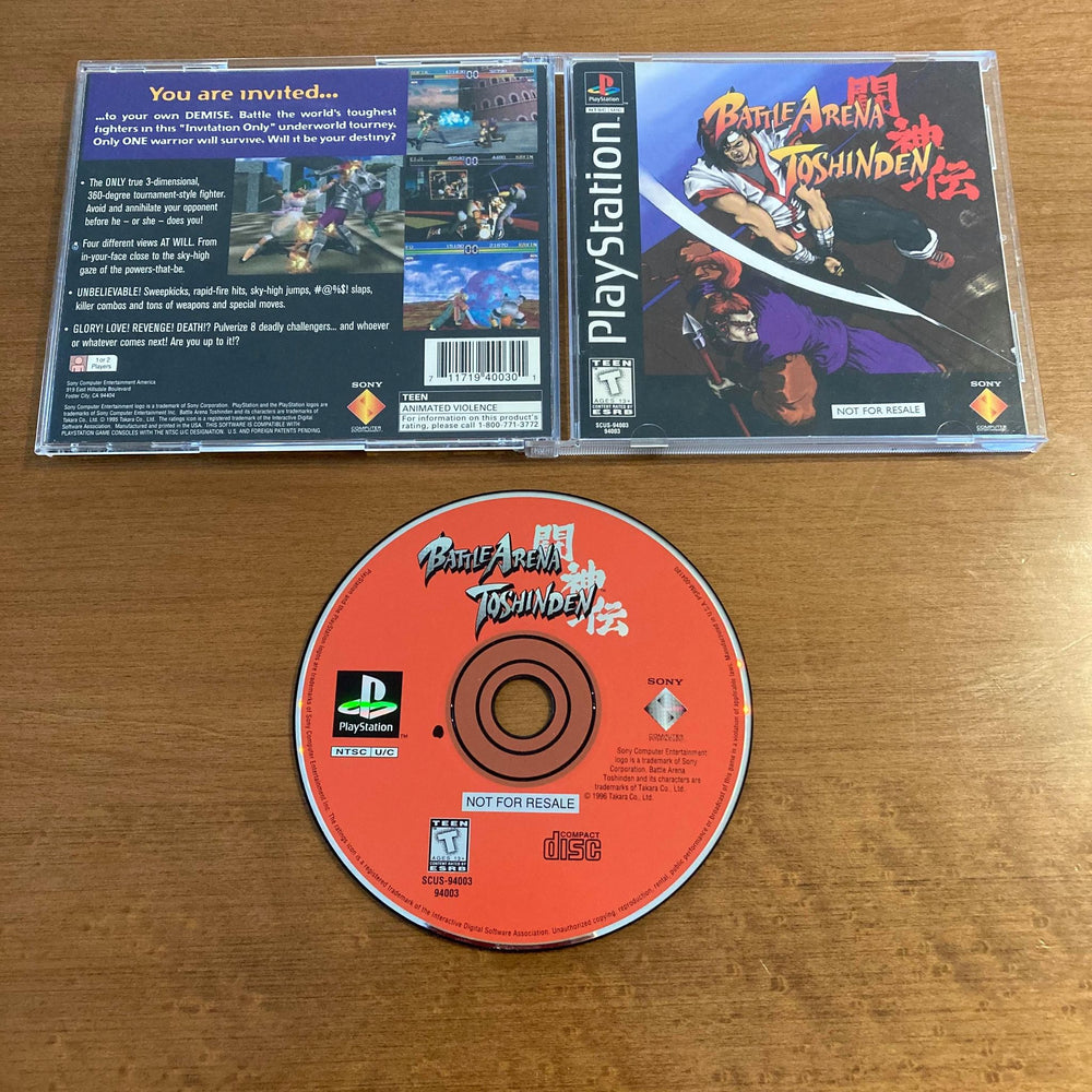 Battle Arena Toshinden Playstation