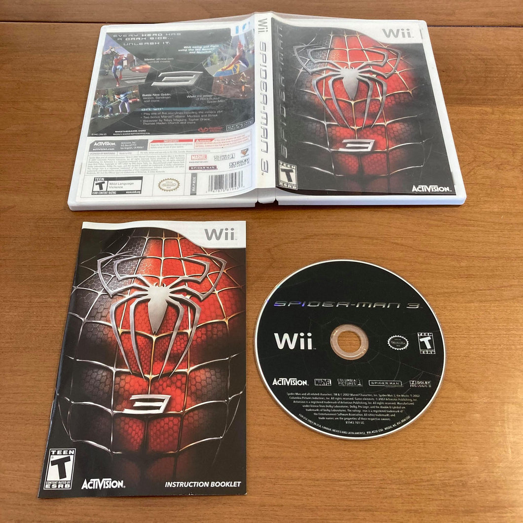 Spiderman 3 Wii