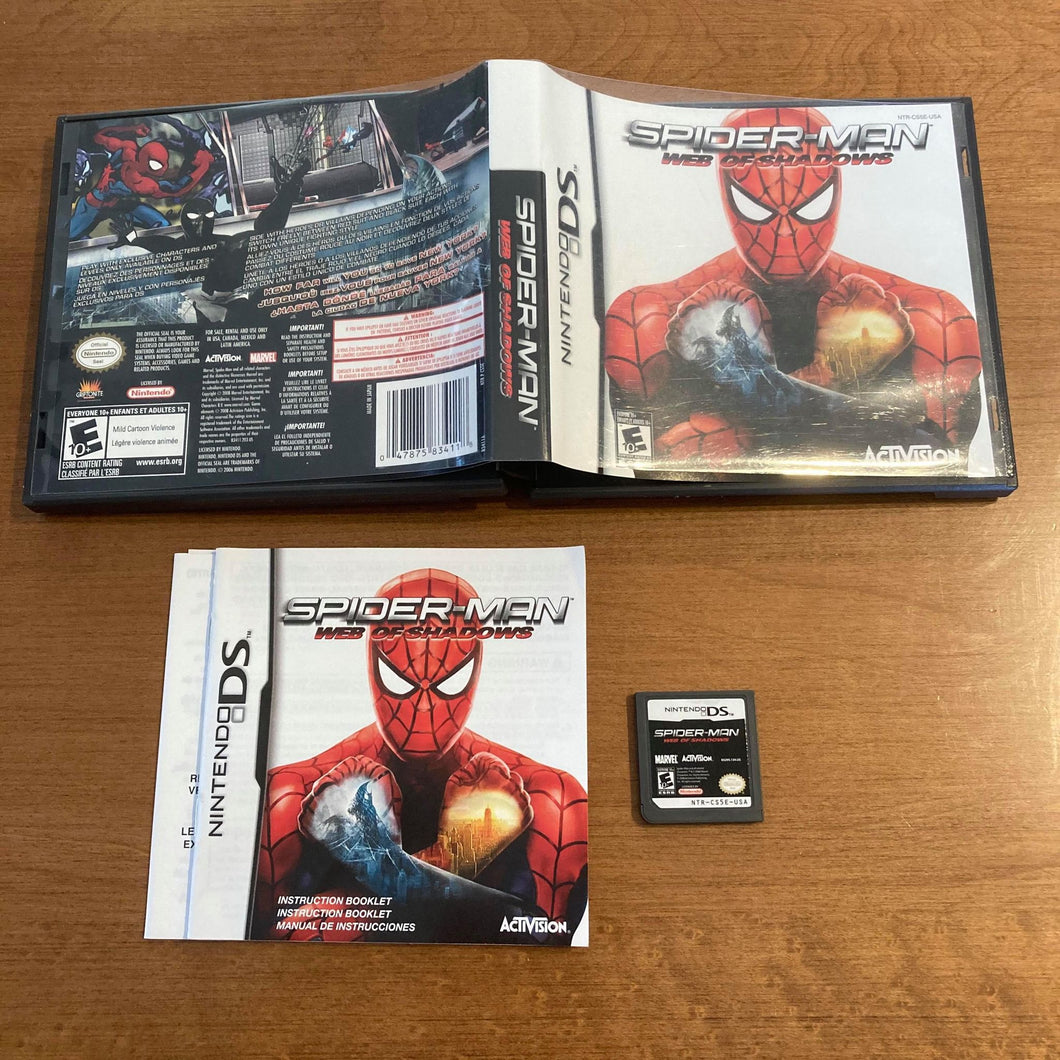 Spiderman Web Of Shadows Nintendo DS