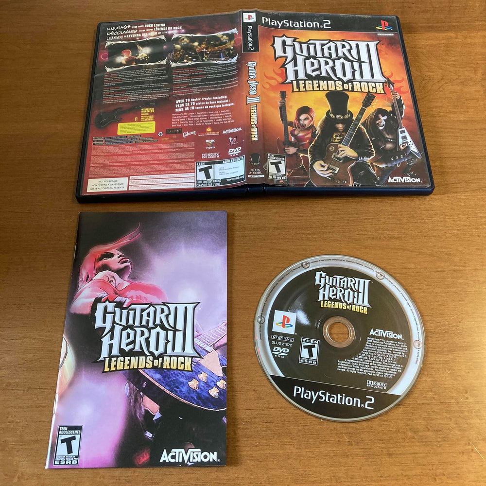 Guitar Hero III Legends Of Rock Playstation 2