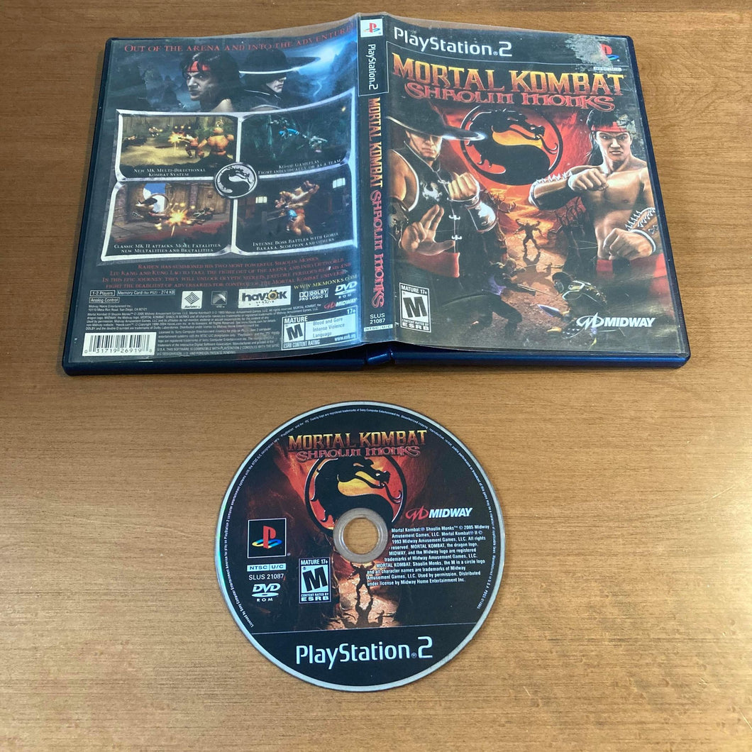 Mortal Kombat Shaolin Monks Playstation 2
