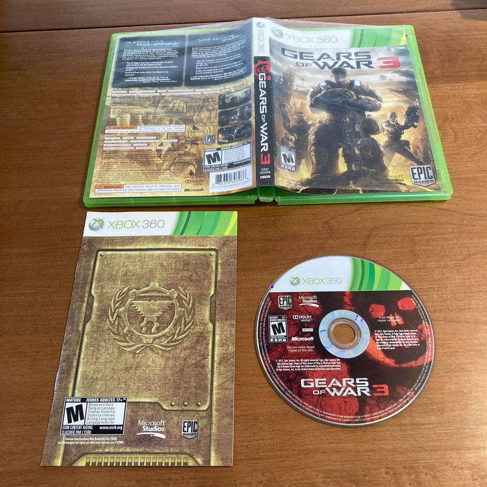 Gears Of War 3 Xbox 360