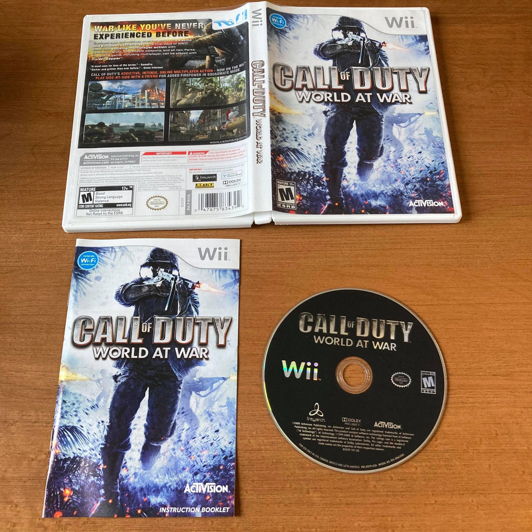 Call Of Duty World At War Wii