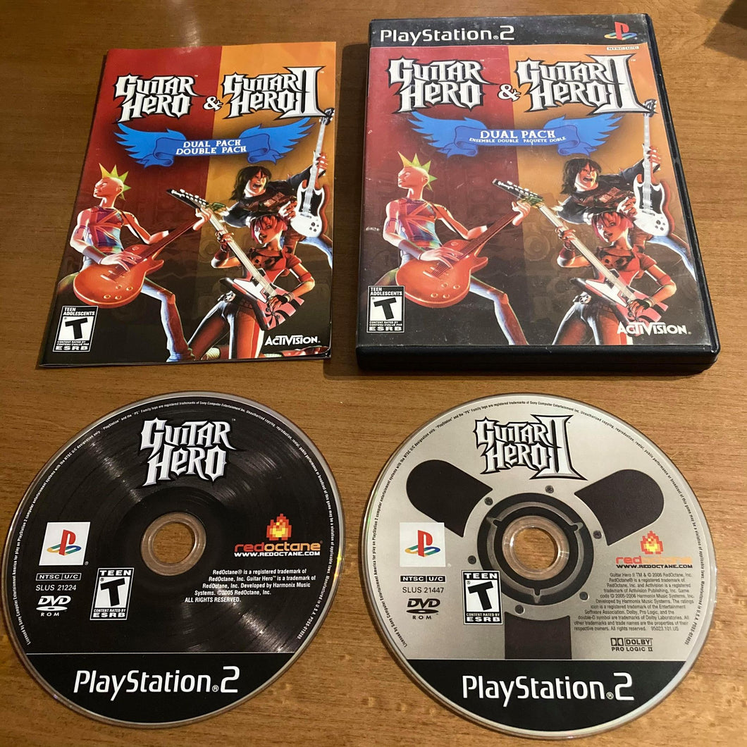 Guitar Hero & Guitar Hero 2 Dual Pack Playstation 2