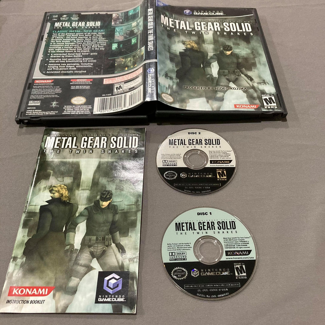 Metal Gear Solid Twin Snakes Gamecube