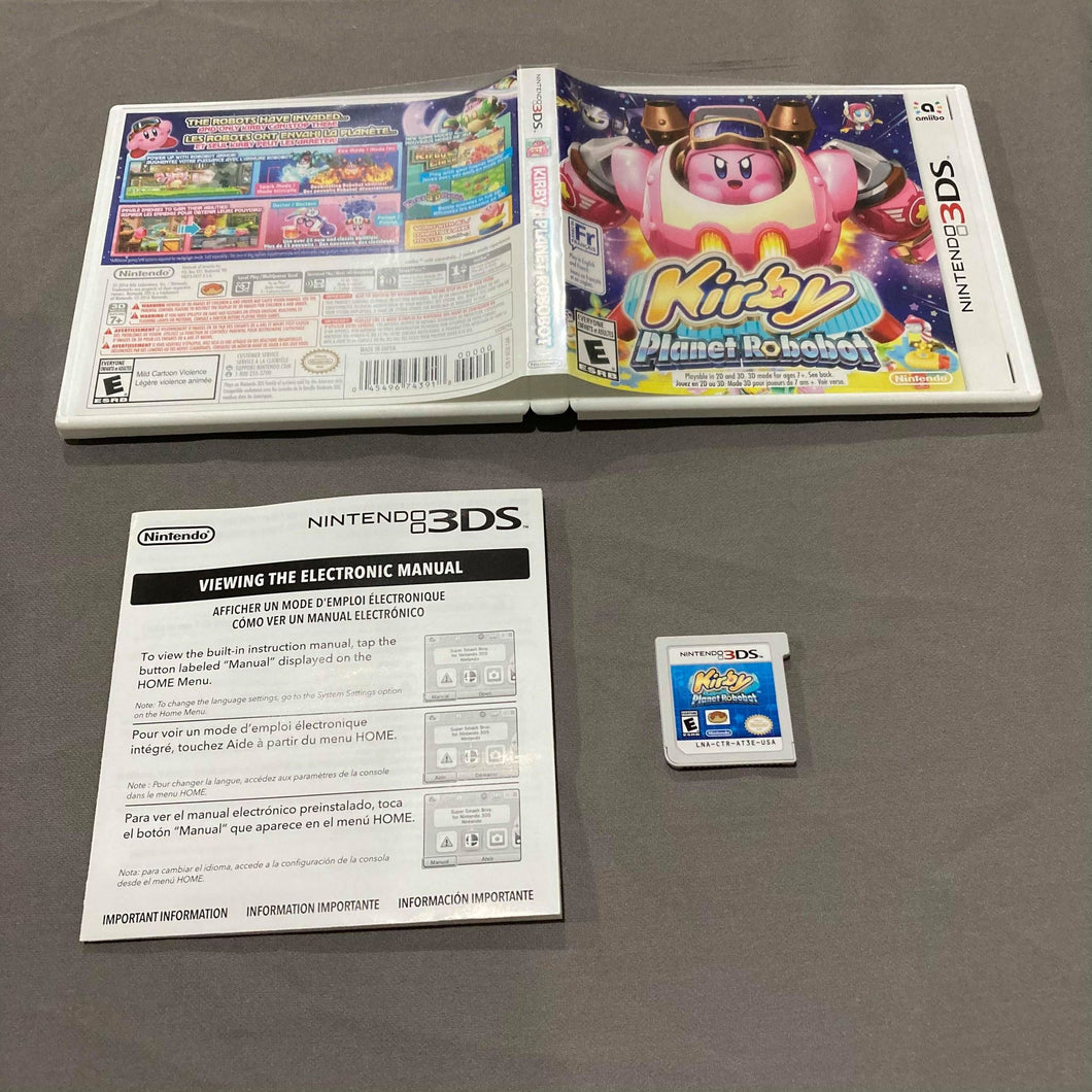 Kirby Planet Robobot Nintendo 3DS