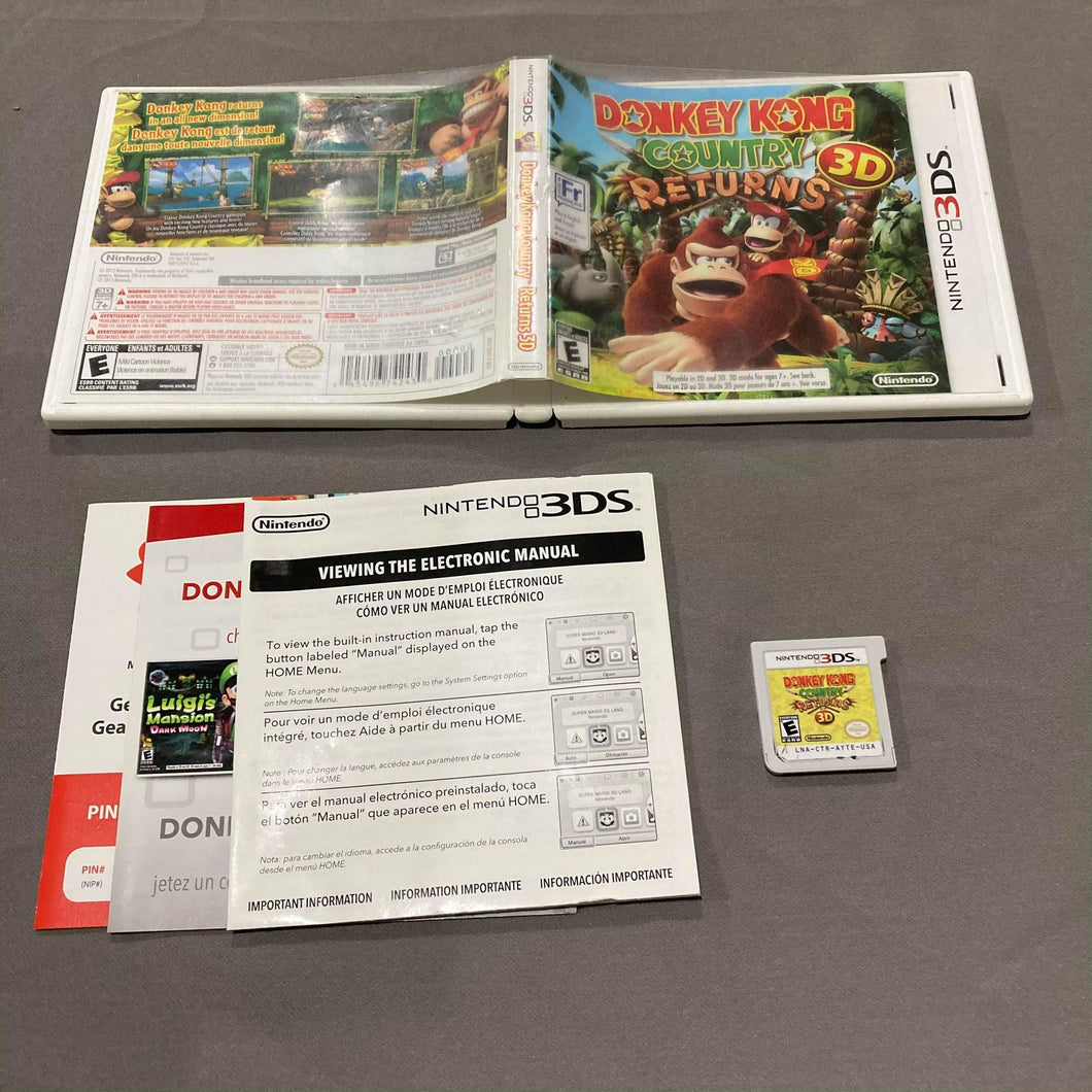 Donkey Kong Country Returns 3D Nintendo 3DS