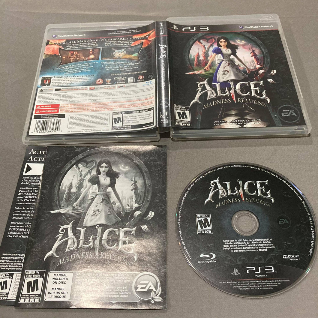 Alice: Madness Returns Playstation 3