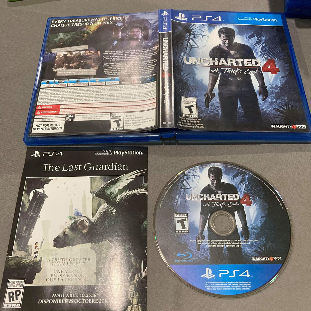 Uncharted 4 A Thief's End Playstation 4