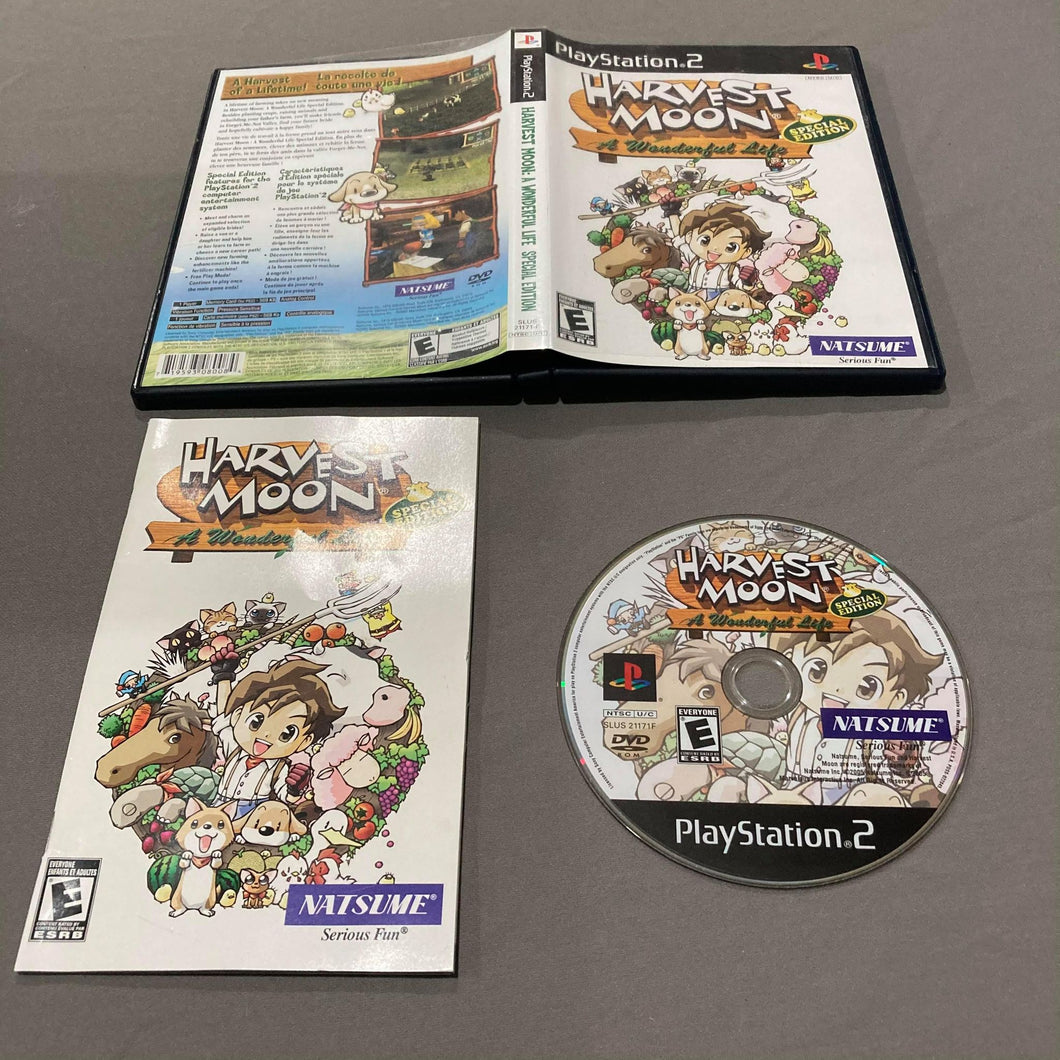 Harvest Moon A Wonderful Life Special Edition Playstation 2