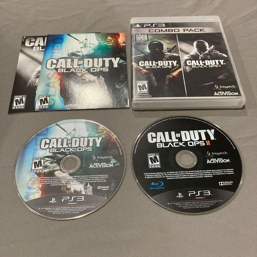 Call Of Duty Black Ops I And II Combo Pack Playstation 3