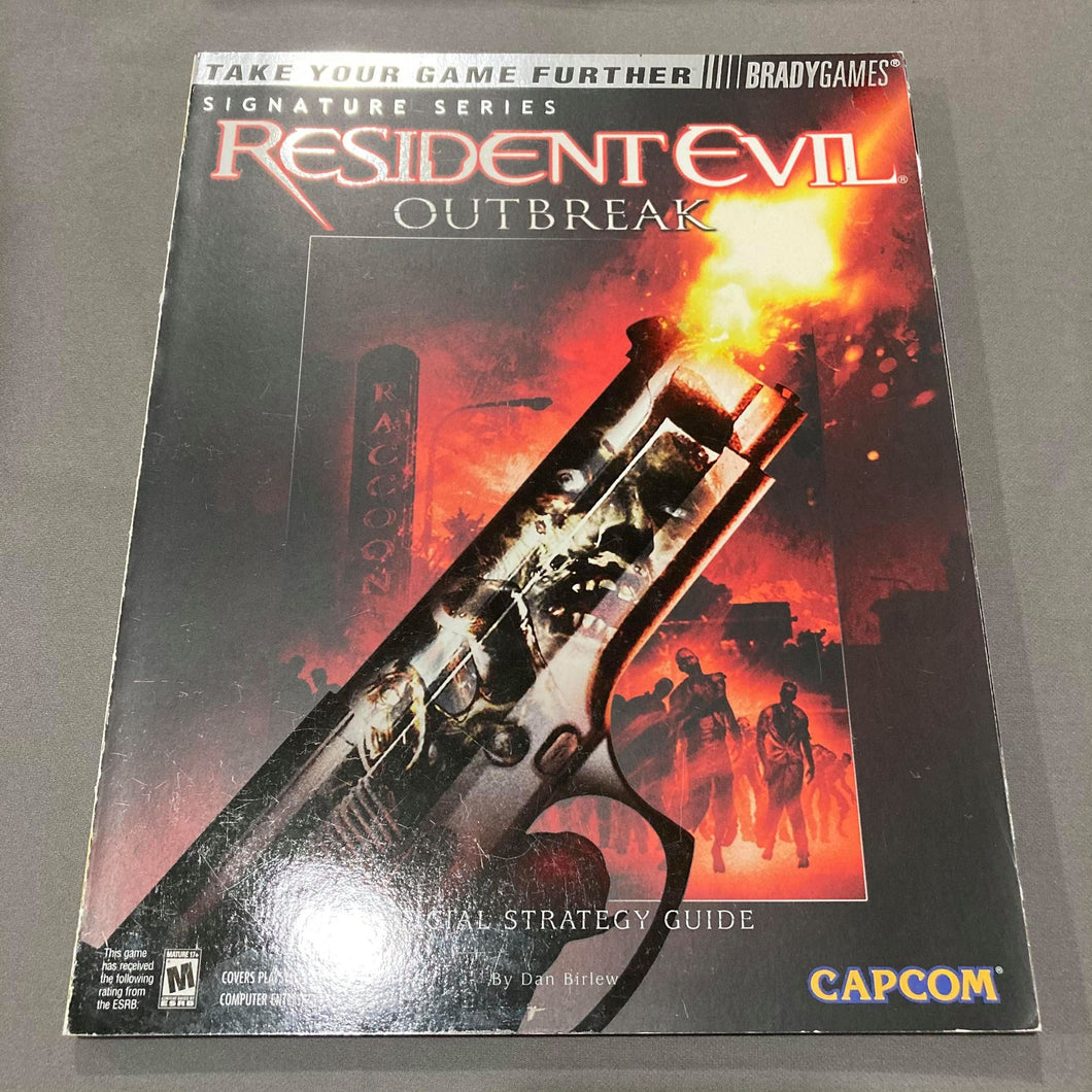 Resident Evil Outbreak BradyGames Official Strategy Game Guide