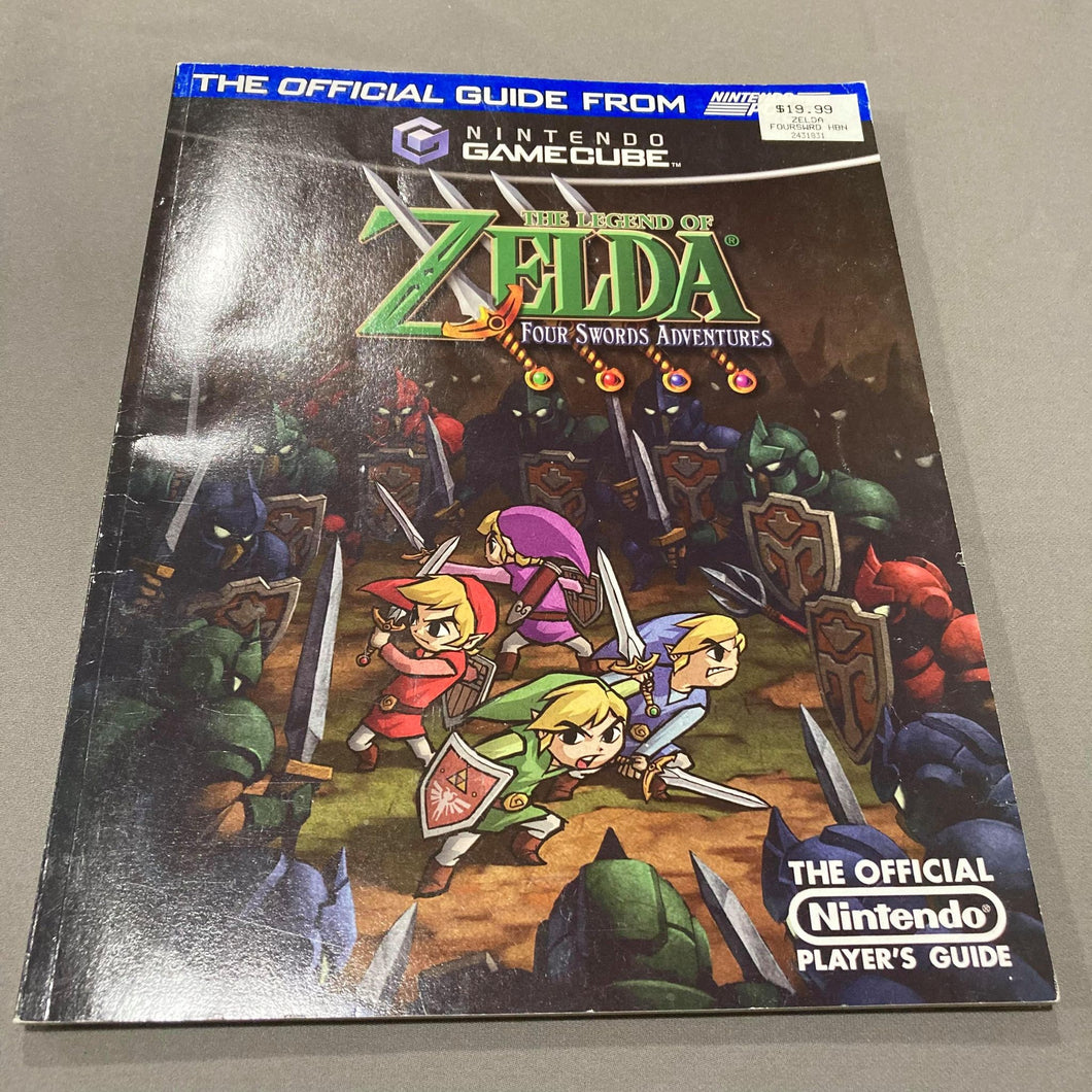 Legend of Zelda Four Swords Gamecube Nintendo Power Guide