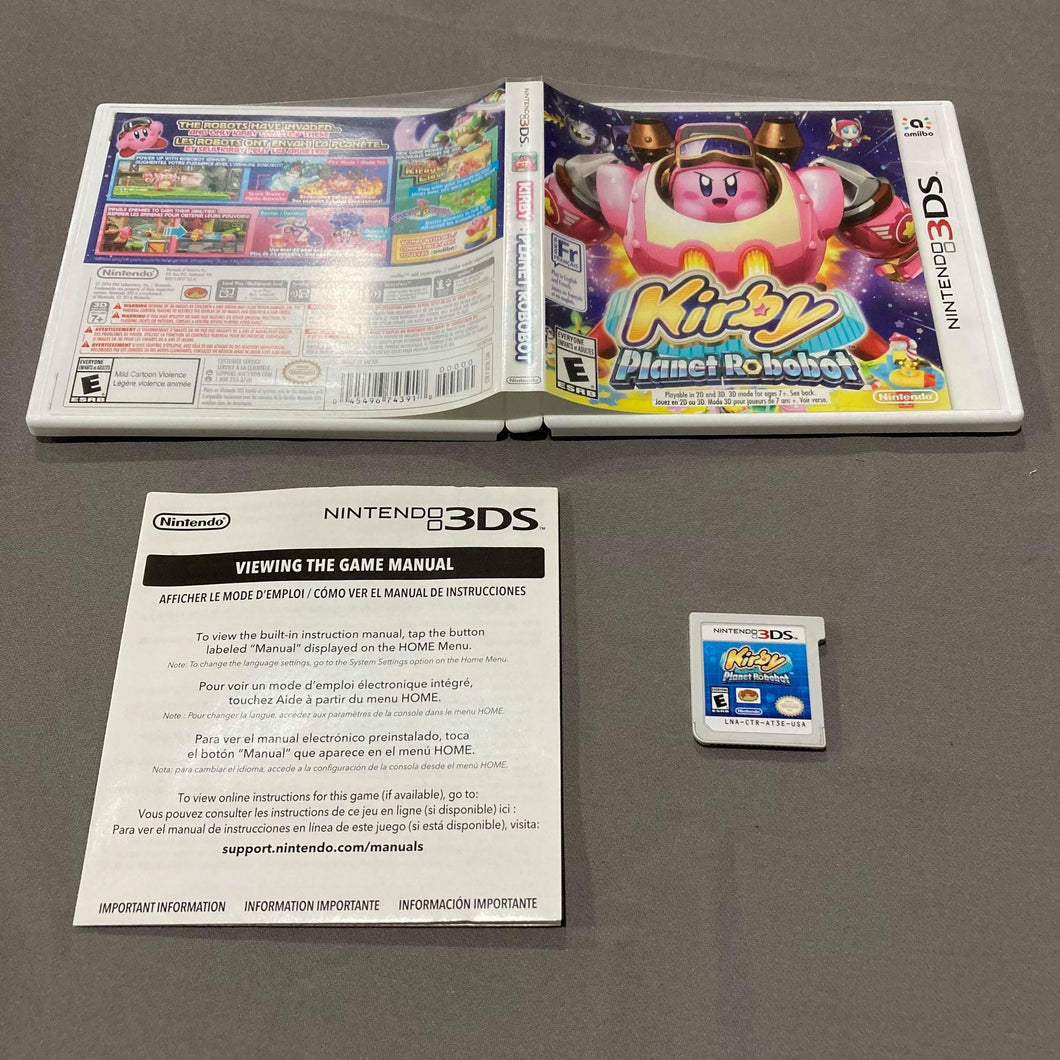 Kirby Planet Robobot Nintendo 3DS