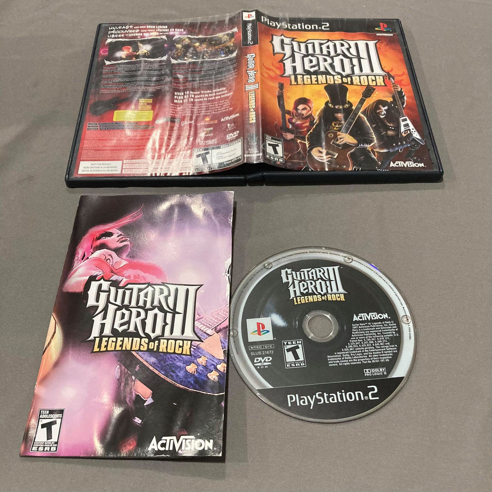 Guitar Hero III Legends Of Rock Playstation 2