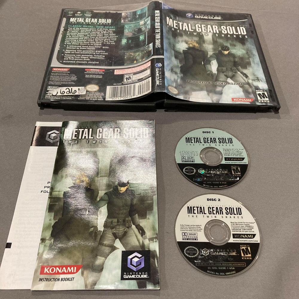 metal gear solid 1 gamecube Metal Gear Solid Twin Snakes Gamecube