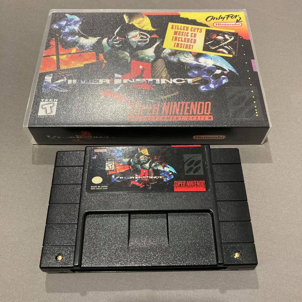 Killer Instinct + Custom Case Super Nintendo