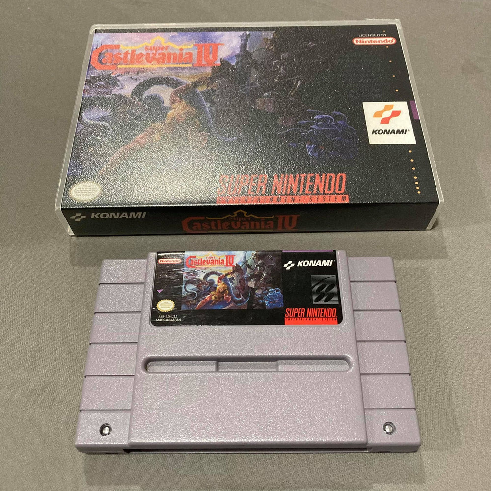 Super Castlevania IV + Custom Case Super Nintendo