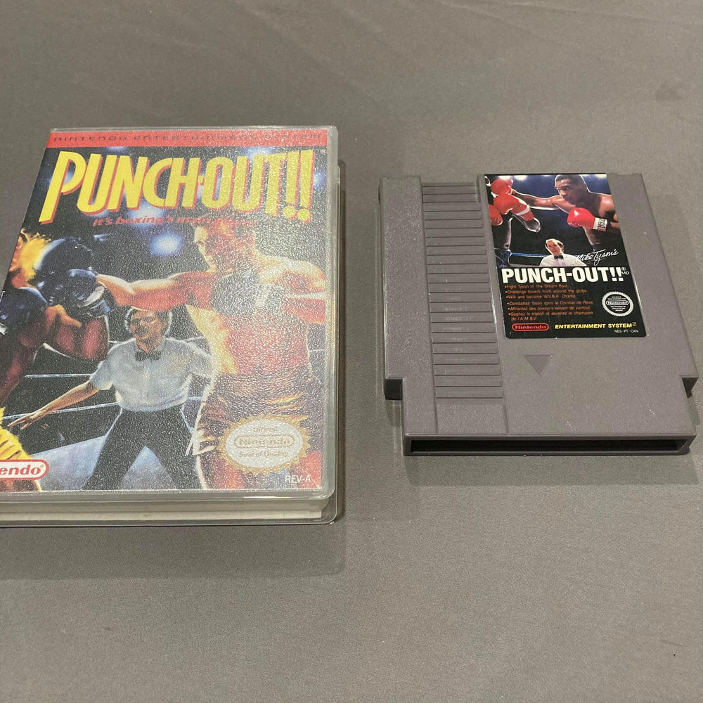 Punch-Out + Custom Case NES