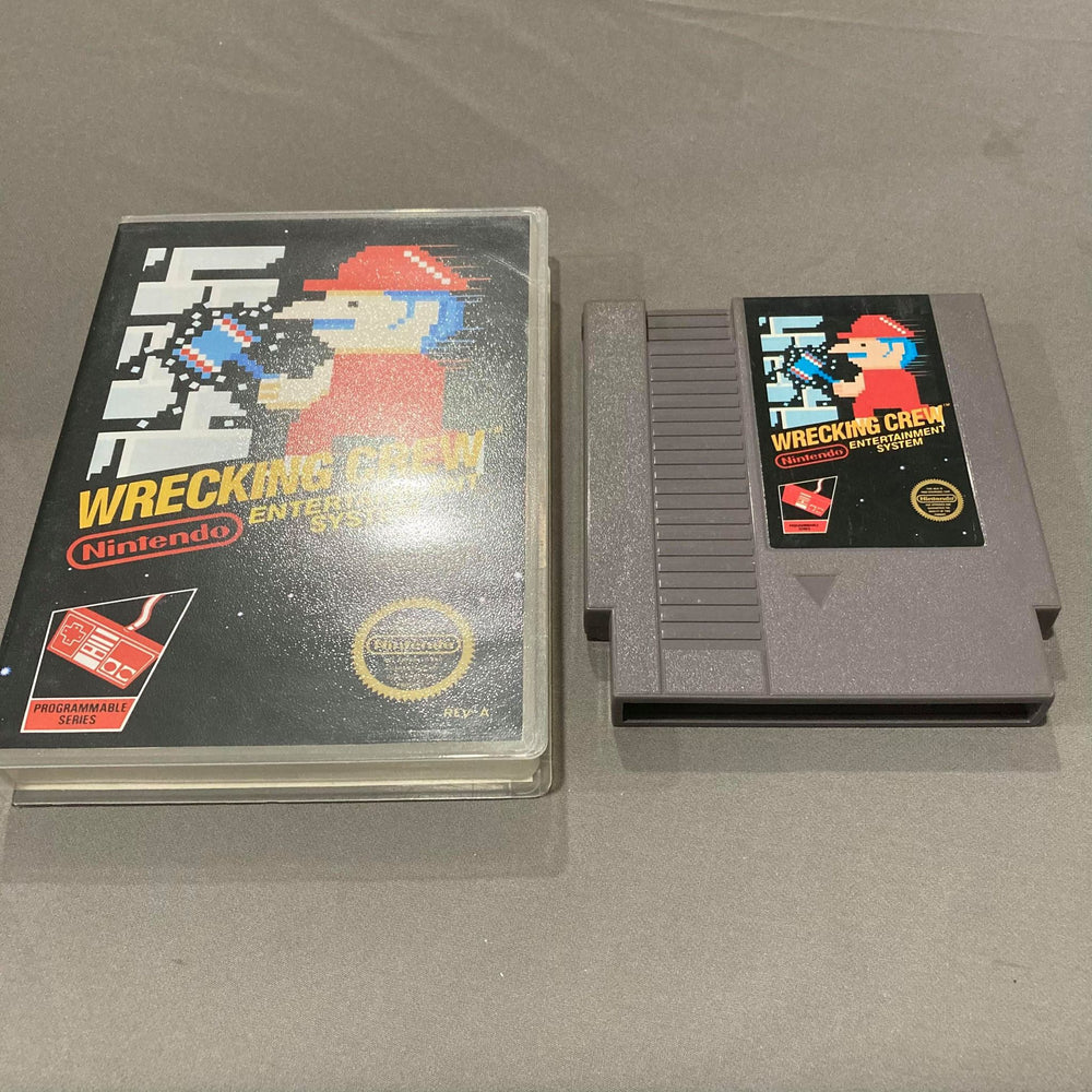 Wrecking Crew + Custom Case NES