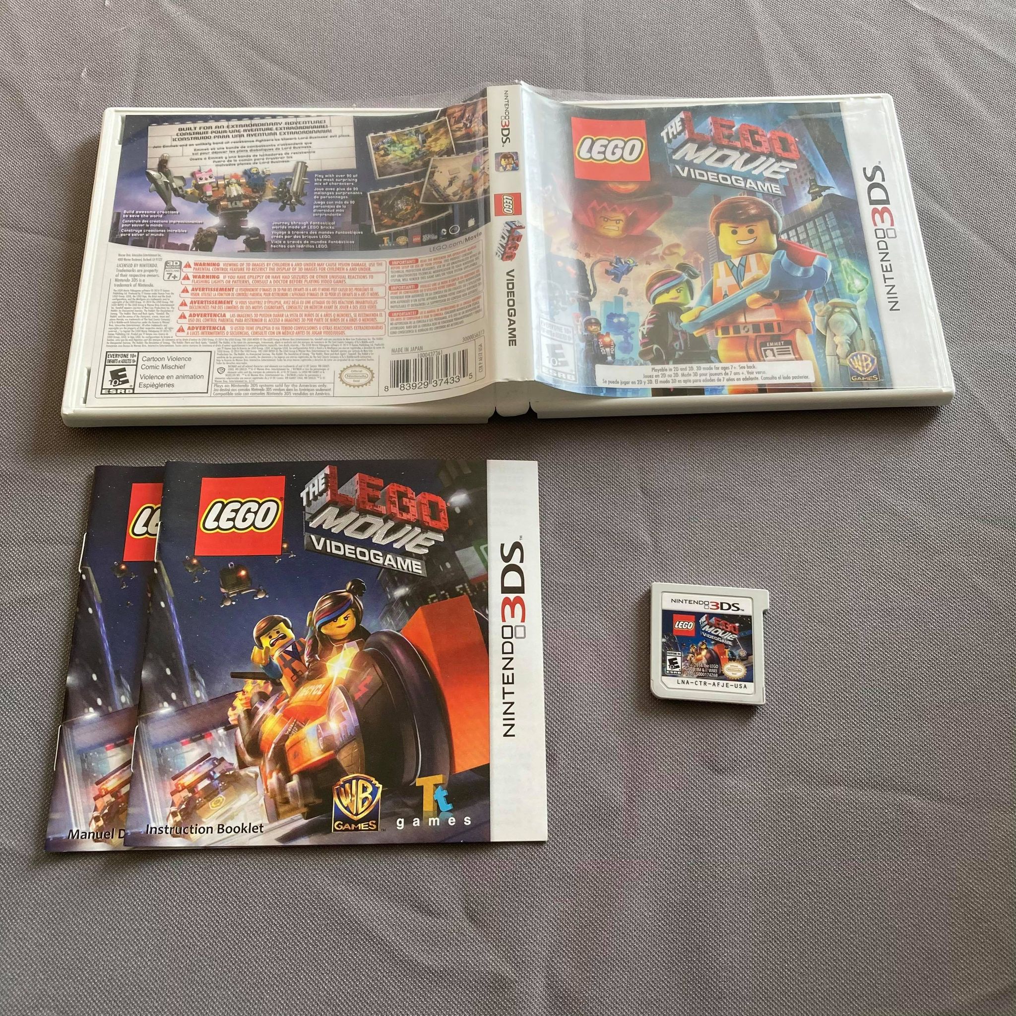 The lego movie 2024 videogame nintendo 3ds