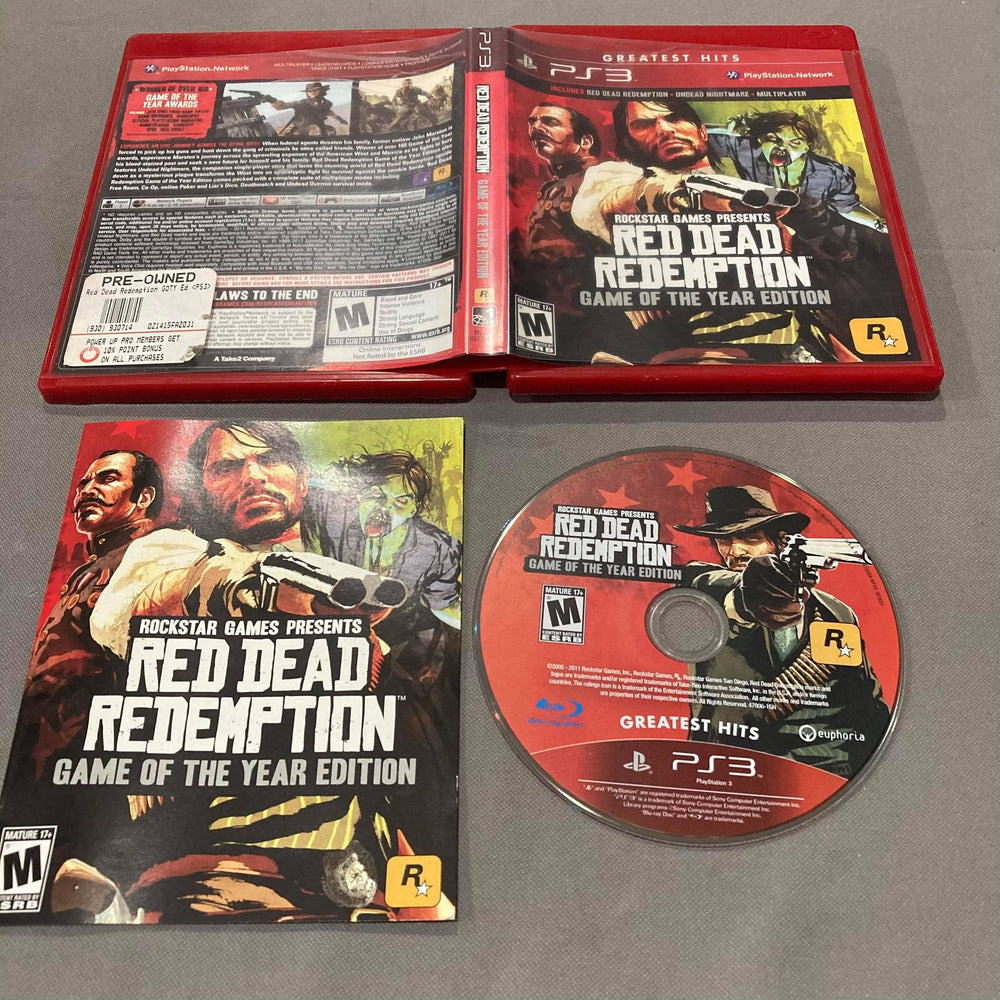 Red Dead Redemption: Game Of The Year Edition [Greatest Hits] Playstation 3