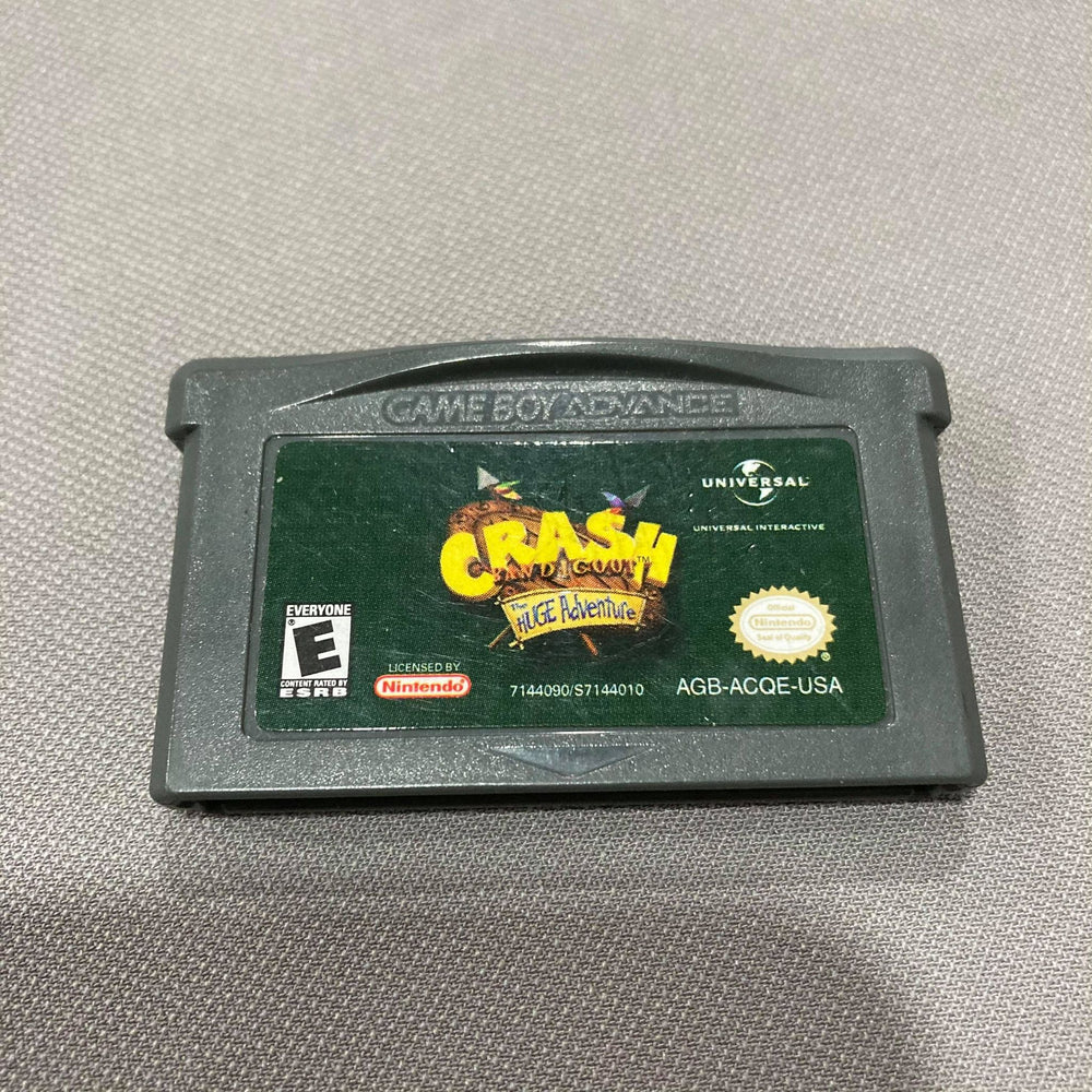 Crash Bandicoot The Huge Adventure GameBoy Advance