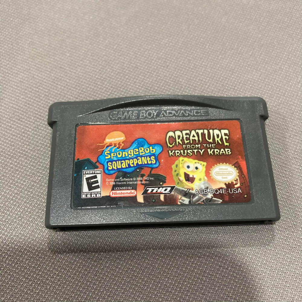 SpongeBob SquarePants Creature From Krusty Krab GameBoy Advance