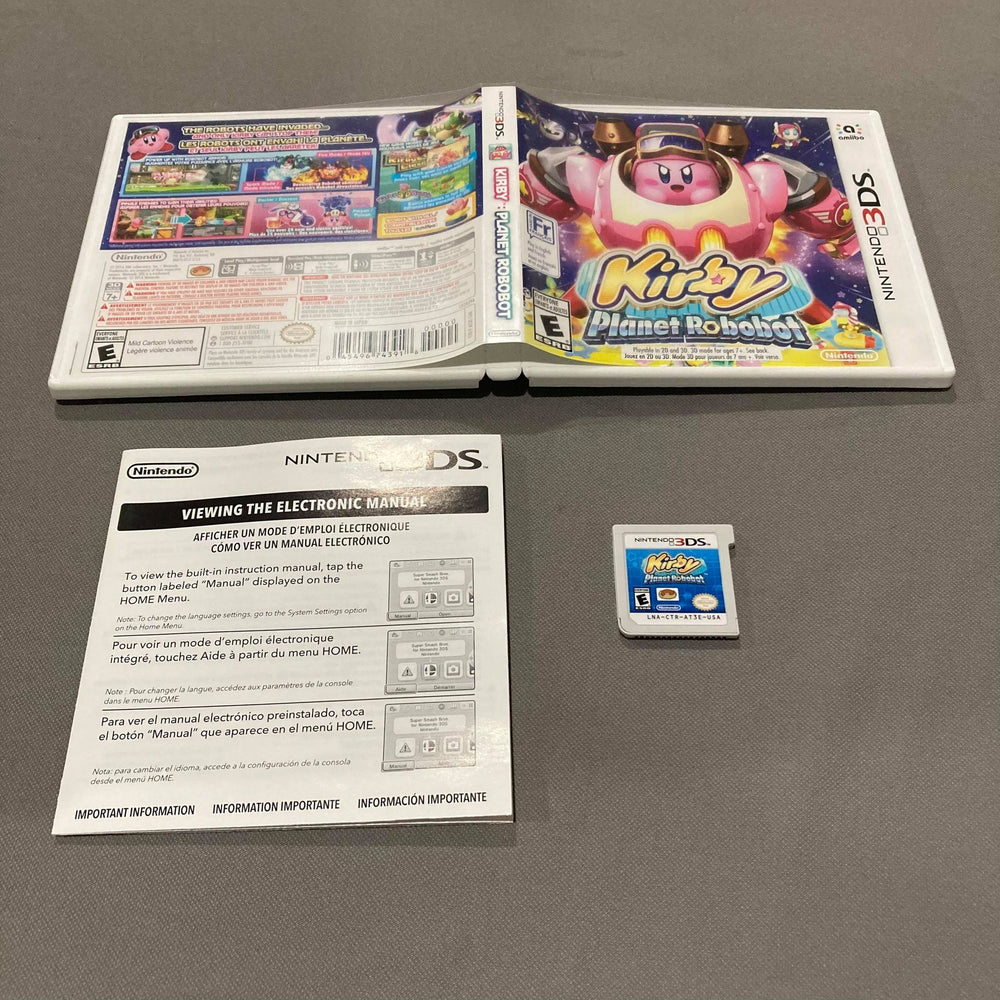 Kirby Planet Robobot Nintendo 3DS